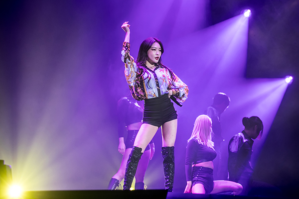 ▲청하(사진제공=AMP LIVE)