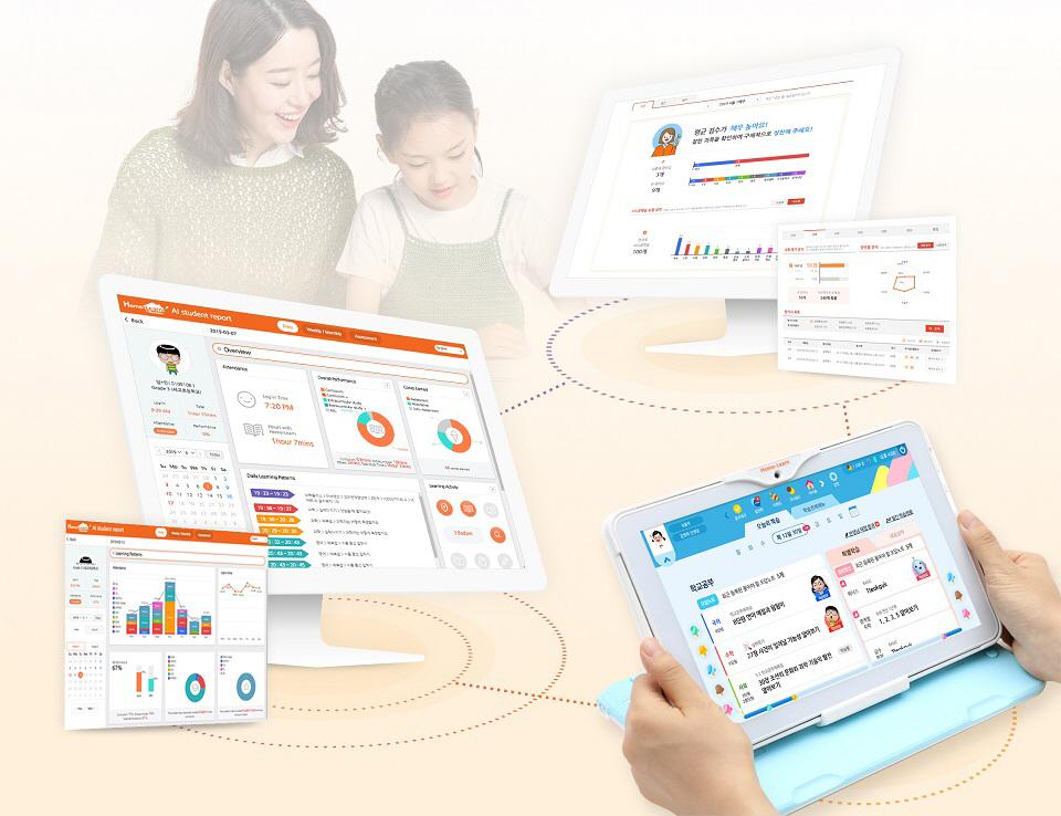 ▲AI기술을 접목한 ‘홈런 AI생활기록부’(사진제공=아이스크림에듀)
