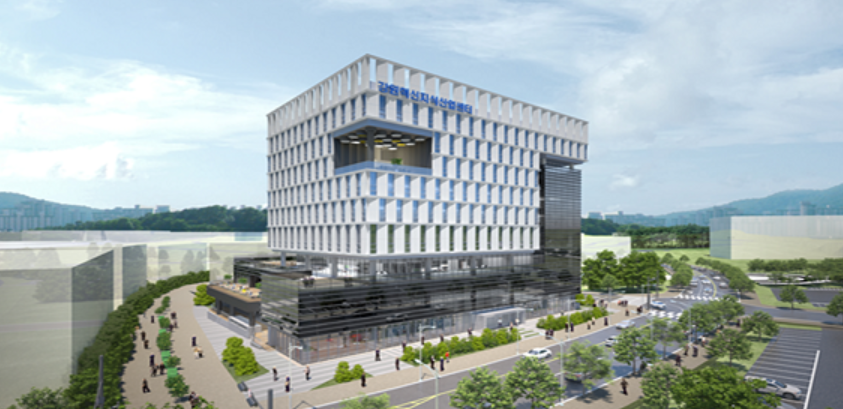 ▲강원도 원주시 반곡동 혁신도시에 위치한 강원혁신지식산업센터 조감도. 
 (자료 제공=국토교통부)
