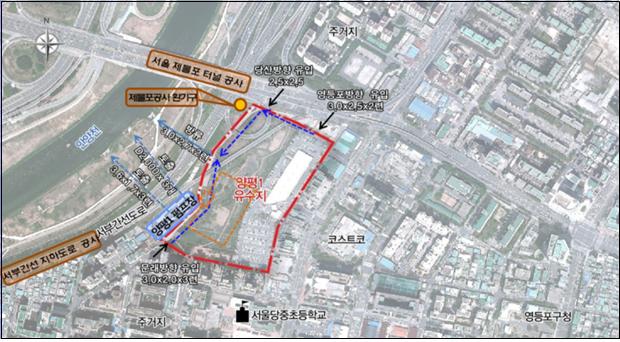 ▲양평1유수지 위치도 (사진 = 서울시)