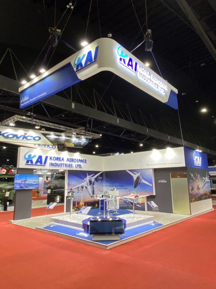 ▲태국 전시회에 참가한 KAI.  (사진제공=KAI)