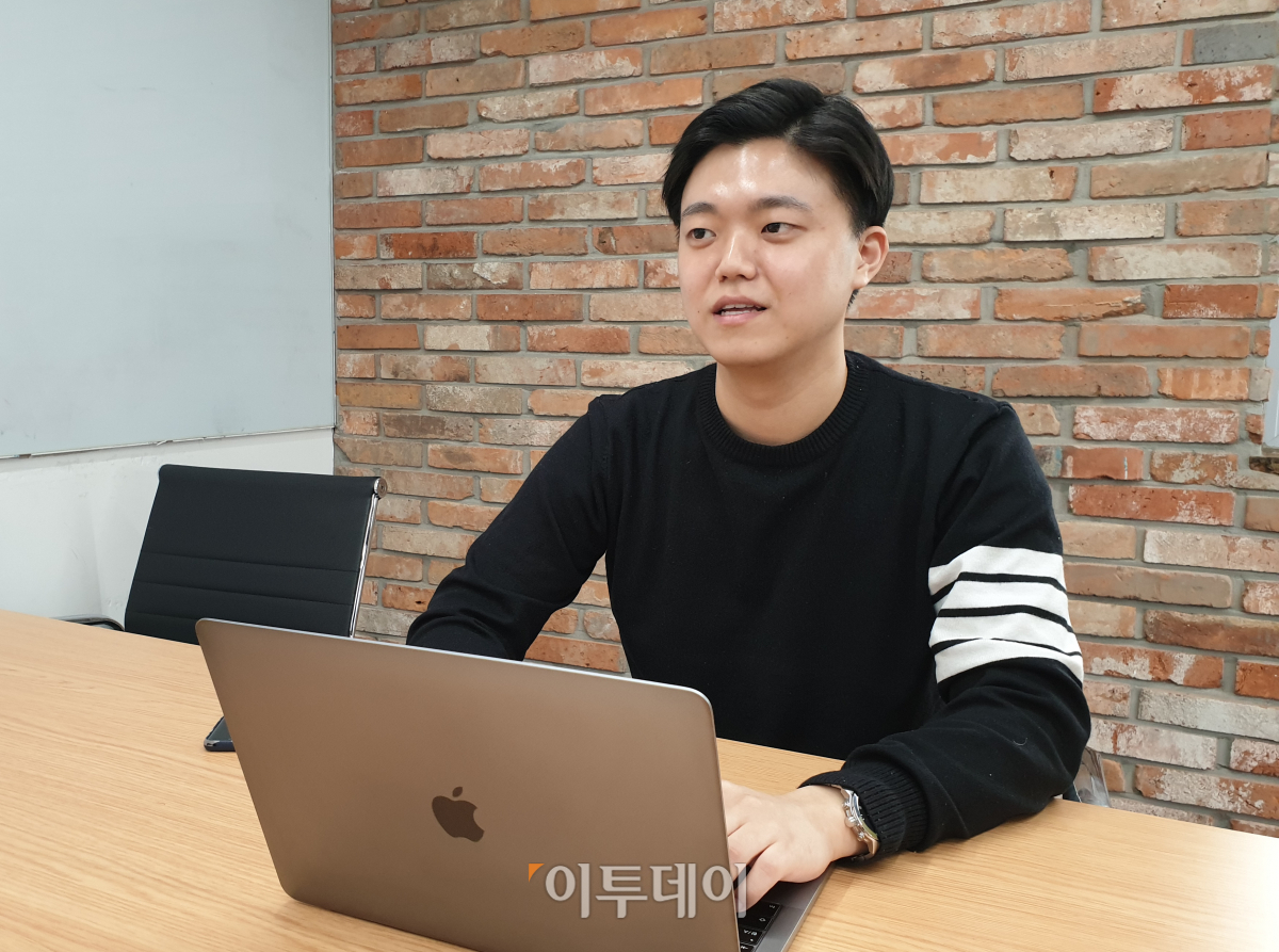 ▲정승환 라이언로켓 대표가 회사에 대해 설명하고 있다.  (김정웅 기자 cogito@)