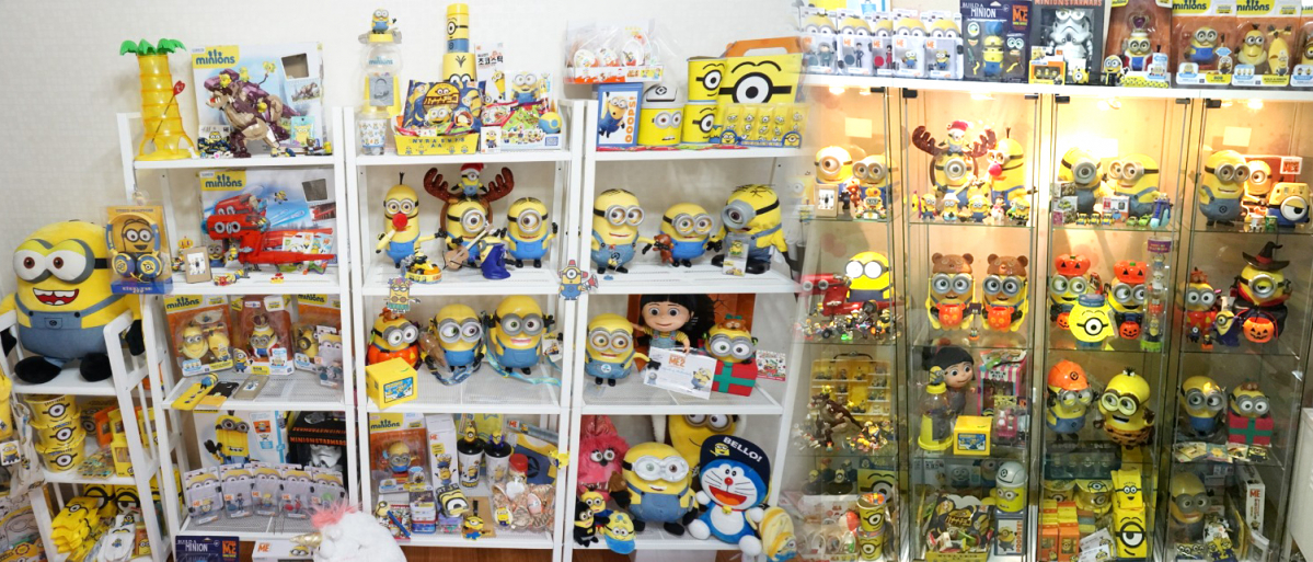▲안 씨가 2013년부터 수집하기 시작한 미니언즈 굿즈는 현재 수천개에 달한다. (사진제공=안정윤)