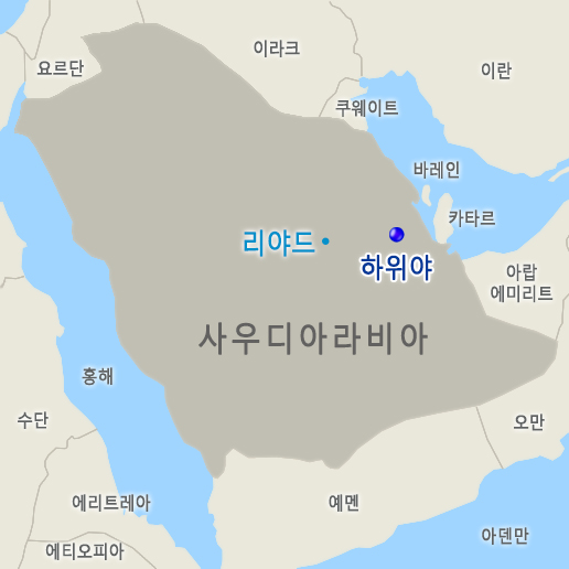 ▲사우디아라비아 프로젝트 위치도.  (사진제공=삼성엔지니어링)