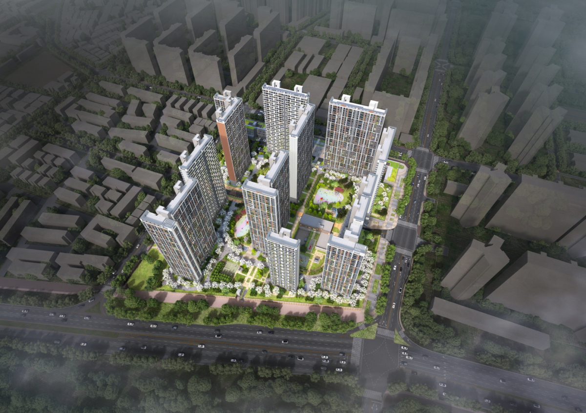 ▲e편한세상 초지역 센트럴포레 조감도 (자료제공=고려개발 )