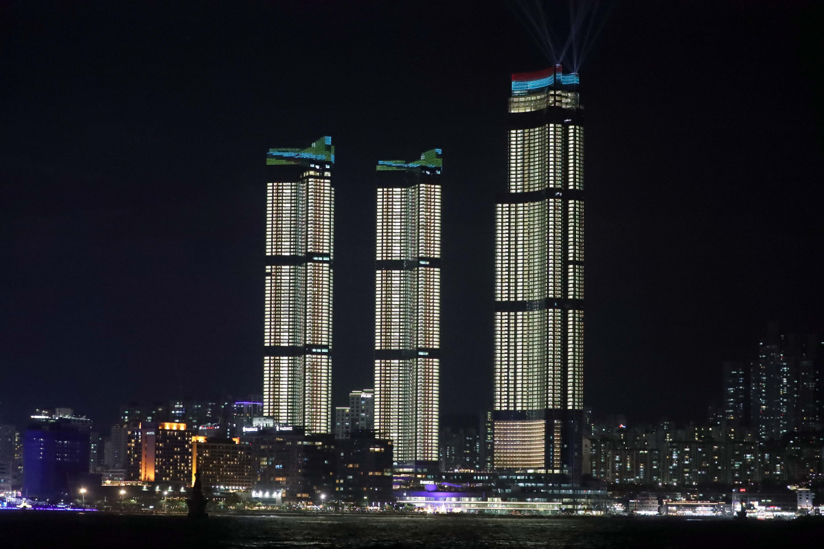 ▲부산 해운대구 엘시티 야경 (연합뉴스)