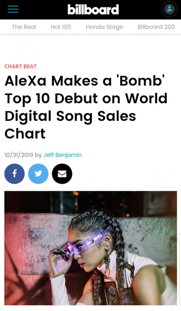 (사진제공=빌보드 공식 홈페이지 화면 )