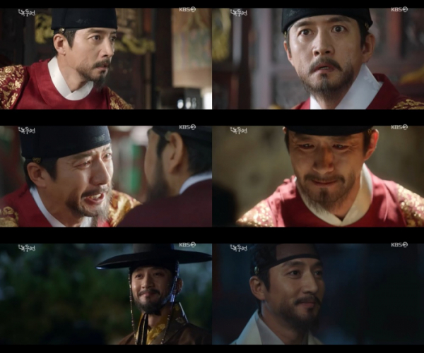 ▲'녹두전' 광해 역의 정준호(사진 = KBS 2TV '조선로코-녹두전' 방송 캡처)