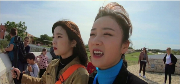 ▲'배틀트립' 윤보미-박초롱 '크로아티아'(사진제공=KBS2)