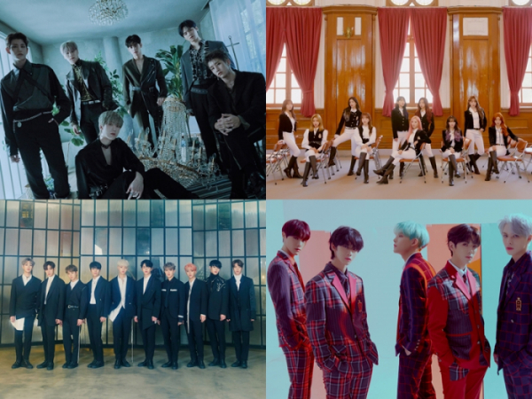 ▲아스트로, 우주소녀, 골든차일드, CIX(사진=각 소속사 제공)