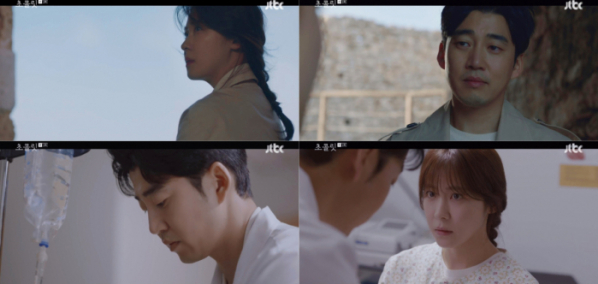 ▲'초콜릿' 하지원-윤계상(사진제공=JTBC)