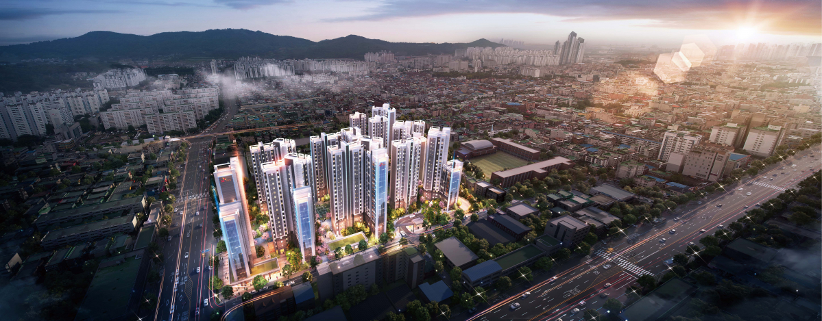 ▲'남광로얄아파트 재건축 사업’ 조감도. (사진 제공=SK건설)