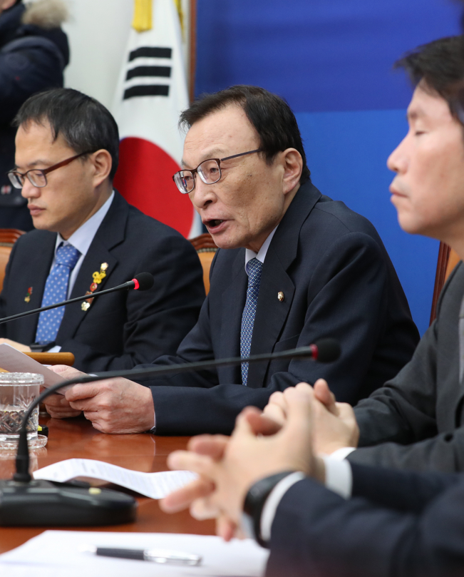 ▲더불어민주당 이해찬 대표가 2일 오전 서울 여의도 국회에서 열린 최고위원회의에 참석, 발언하고 있다. (연합뉴스)