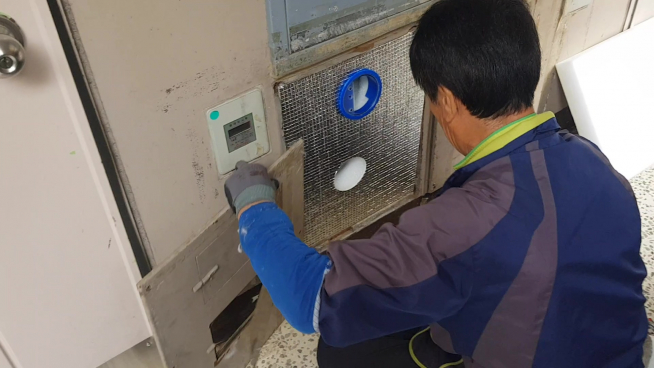 ▲벽체형 PE보온재  (사진 = 서울시)