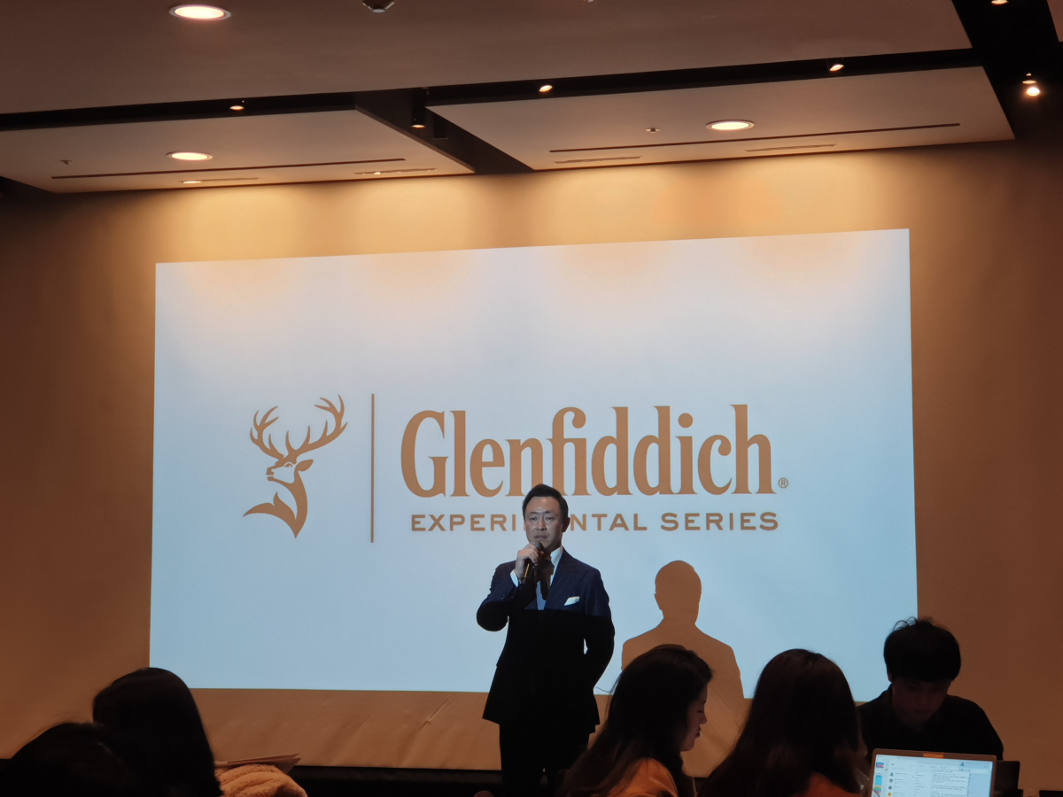 ▲3일 기자간담회에서 발표하고 있는 김효상 윌리엄그랜트앤선즈코리아 대표 (안경무 기자 noglasses@)