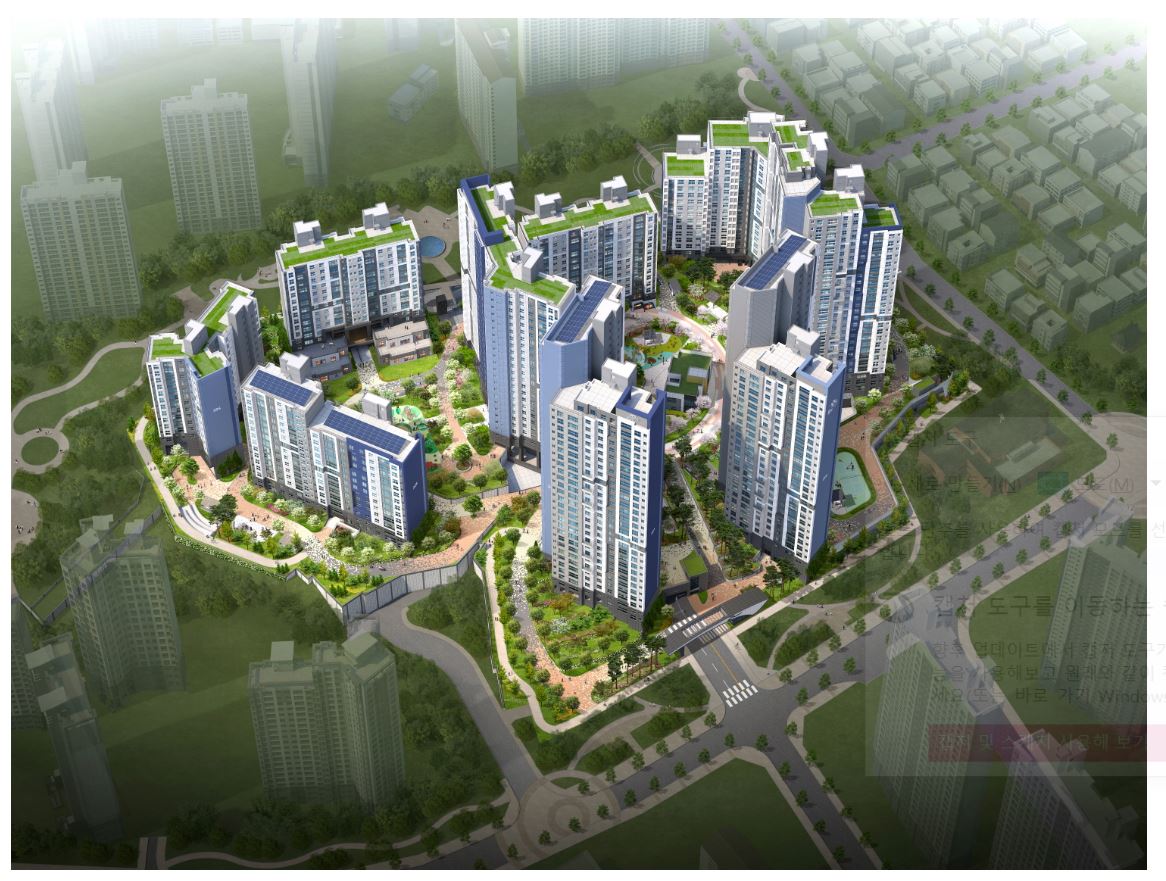 ▲'더샵 파크프레스티지' 조감도. (자료제공=포스코건설)