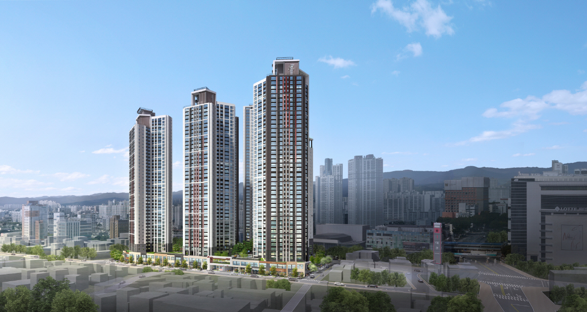 ▲‘힐스테이트 대구역’ 투시도. (자료 제공=현대건설)