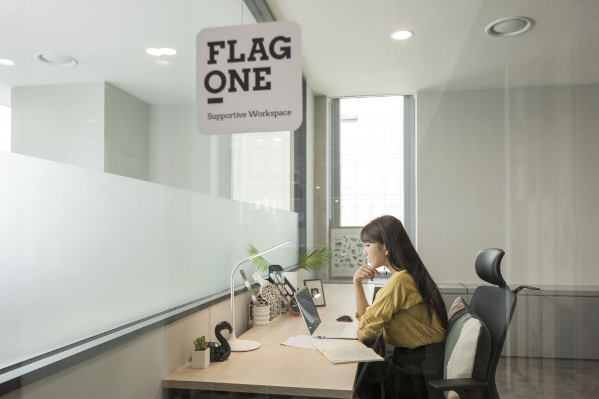 ▲플래그원 1인실 모습