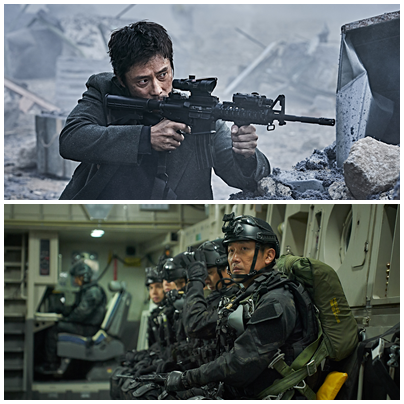 ▲'백두산' 이병헌 하정우(사진제공=CJ엔터테인먼트)