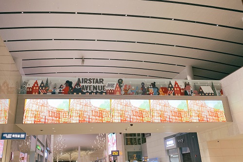 ▲사진=T2 출국장 구름사다리