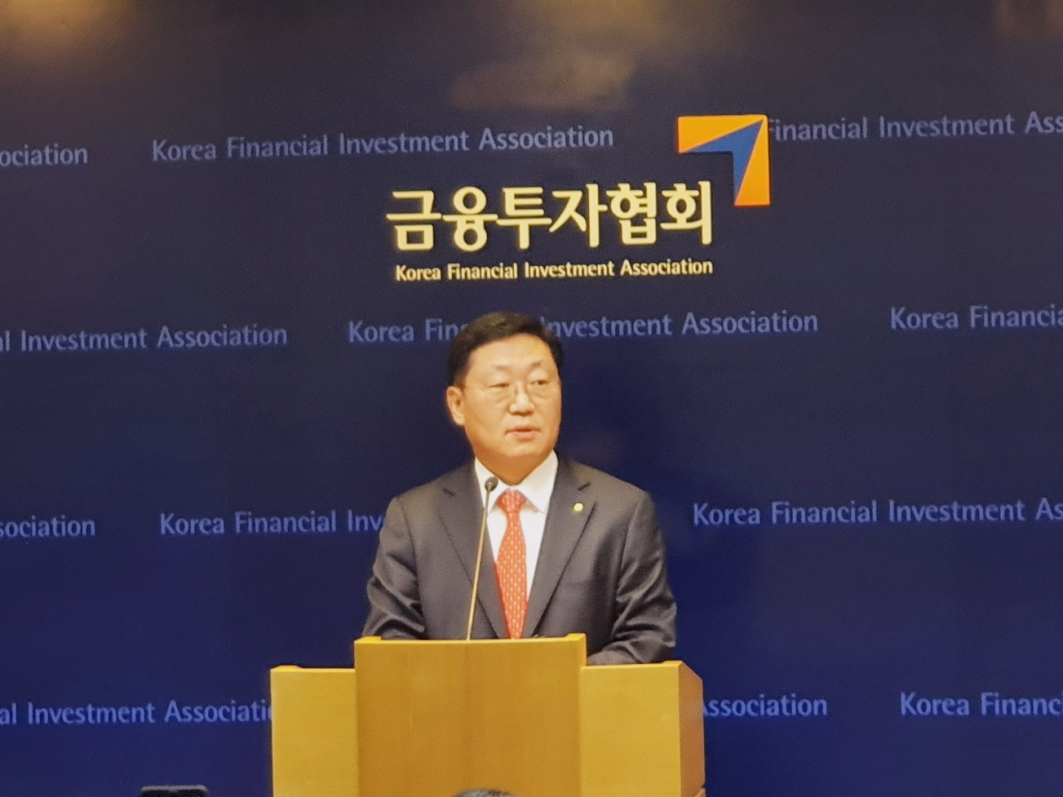 ▲나재철 대신증권 대표이사. (윤기쁨 기자(@modest12))