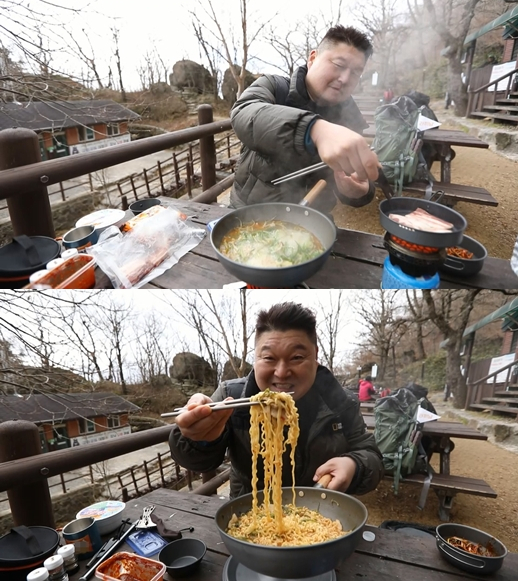 ▲'라끼남' 파채라면(사진제공=tvN)