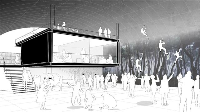 ▲대방동 벙커 재생사업 당선작 조감도 (사진 = 서울시)