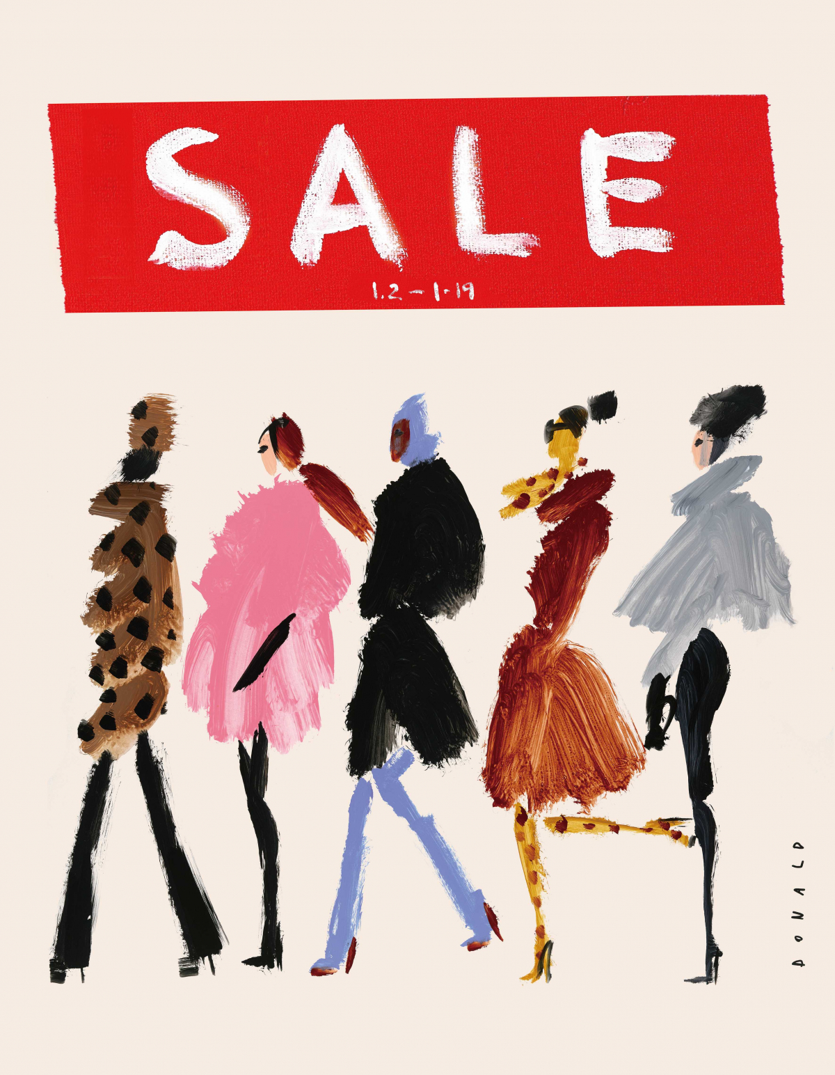 ▲롯데백화점 신년세일 포스터