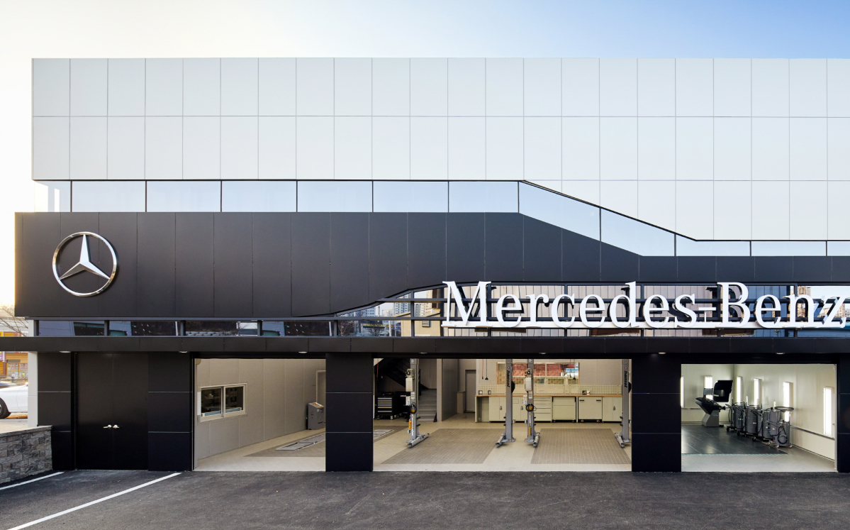 ▲메르세데스-벤츠 코리아가 30일 김포 서비스센터의 운영을 시작했다. (사진제공=메르세데스-벤츠)