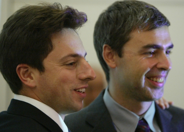 ▲구글 공동 창업자인 세르게이 브린(왼쪽)과 래리 페이지. AFP연합뉴스
