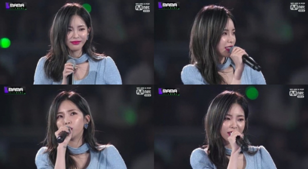 ▲헤이즈(사진제공=Mnet)