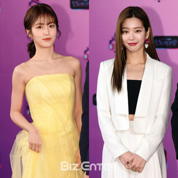 ▲'2019 KBS 연예대상' 신예은-이유비(비즈엔터DB)