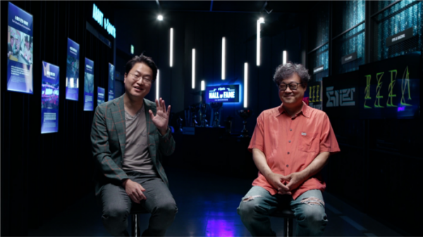 ▲게임 캐스터 전용준, 전 게임 해설가 엄재경(사진제공=KBS)