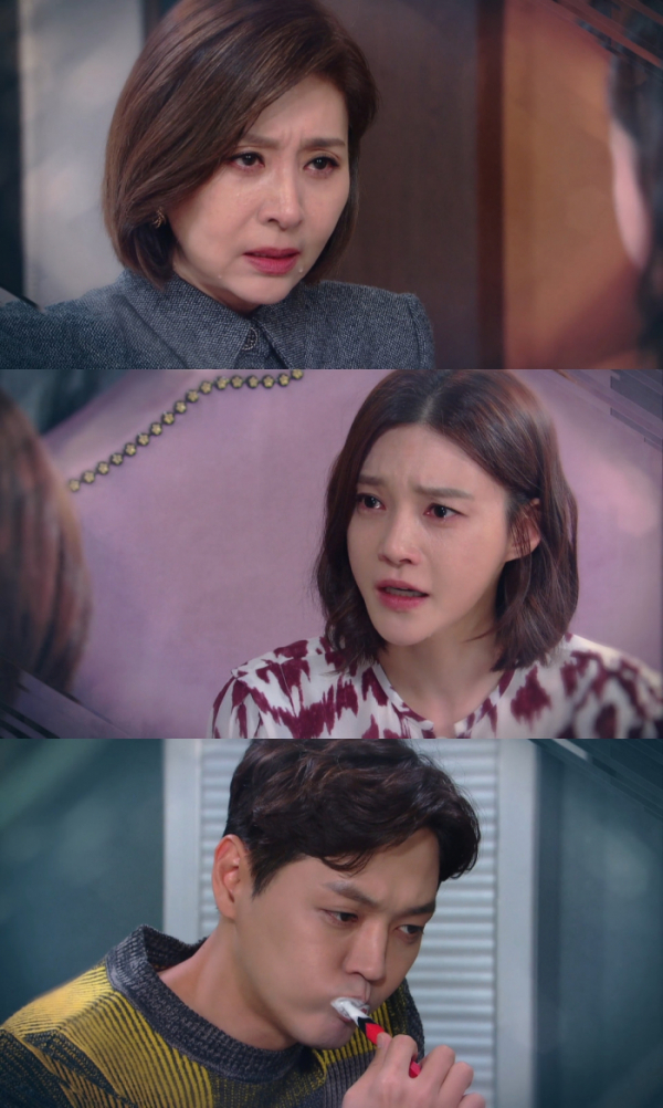 ▲최명길, 차예련, 김흥수(사진=KBS2 '우아한 모녀' 방송화면 캡처)