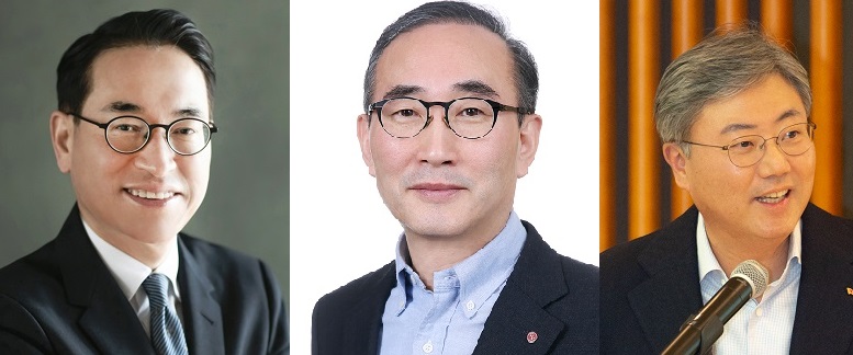 ▲홍원표 삼성SDS 대표(왼쪽부터), 김영섭 LG CNS 대표, 박성하 SK㈜ C&C 대표. (사진제공=각사)