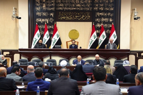 ▲5일 이라크 의회는 긴급회의를 열고 미군 철수 결의안을 가결했다. 이라크/AFP연합뉴스 
