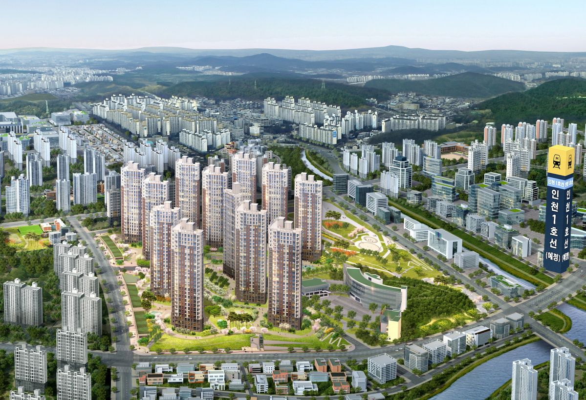 ▲검단파라곤 센트럴파크 조감도. (자료 제공=피알비즈)