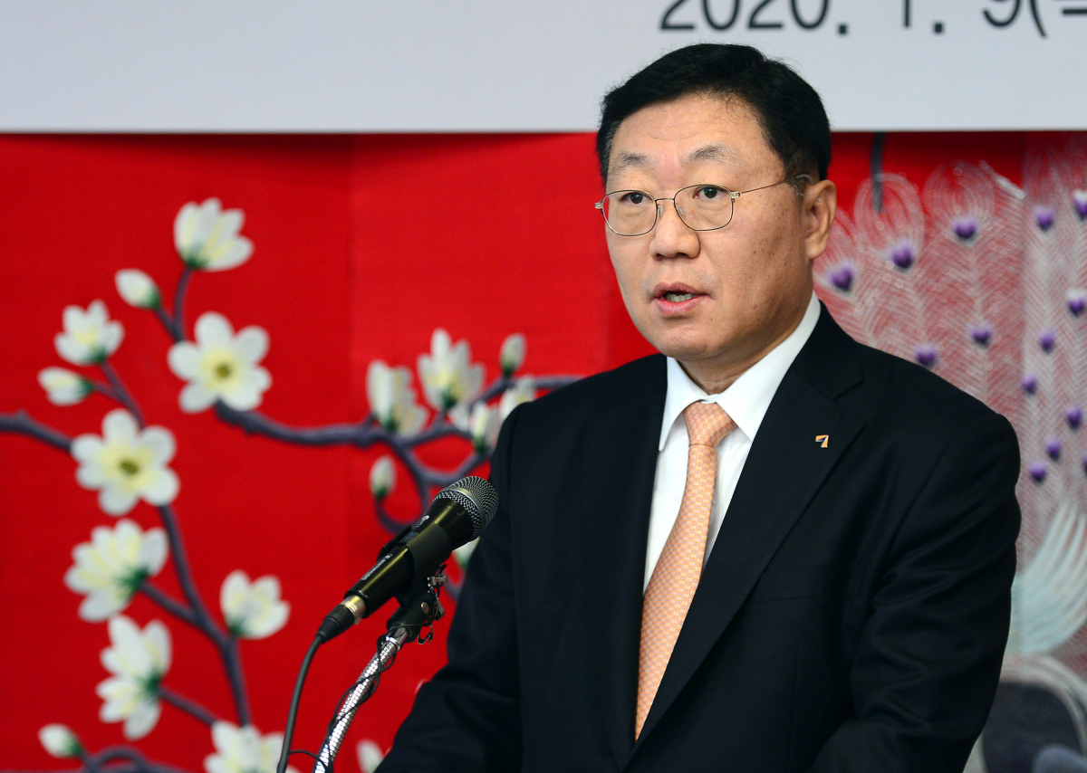 ▲9일 서울 여의도에서 진행된 기자간담회에서 나재철 금융투자협회 회장이 인삿말을 하고 있다.  (사진제공=금융투자협회)