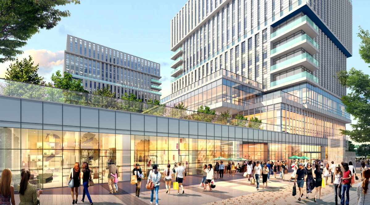 ▲세종 대명벨리온 상업시설 전면부.
 (자료 제공=대명건설)