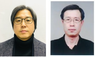 ▲홍승갑 포스코 수석연구원(왼쪽), 최종기 진영티비엑스 기술연구소장 