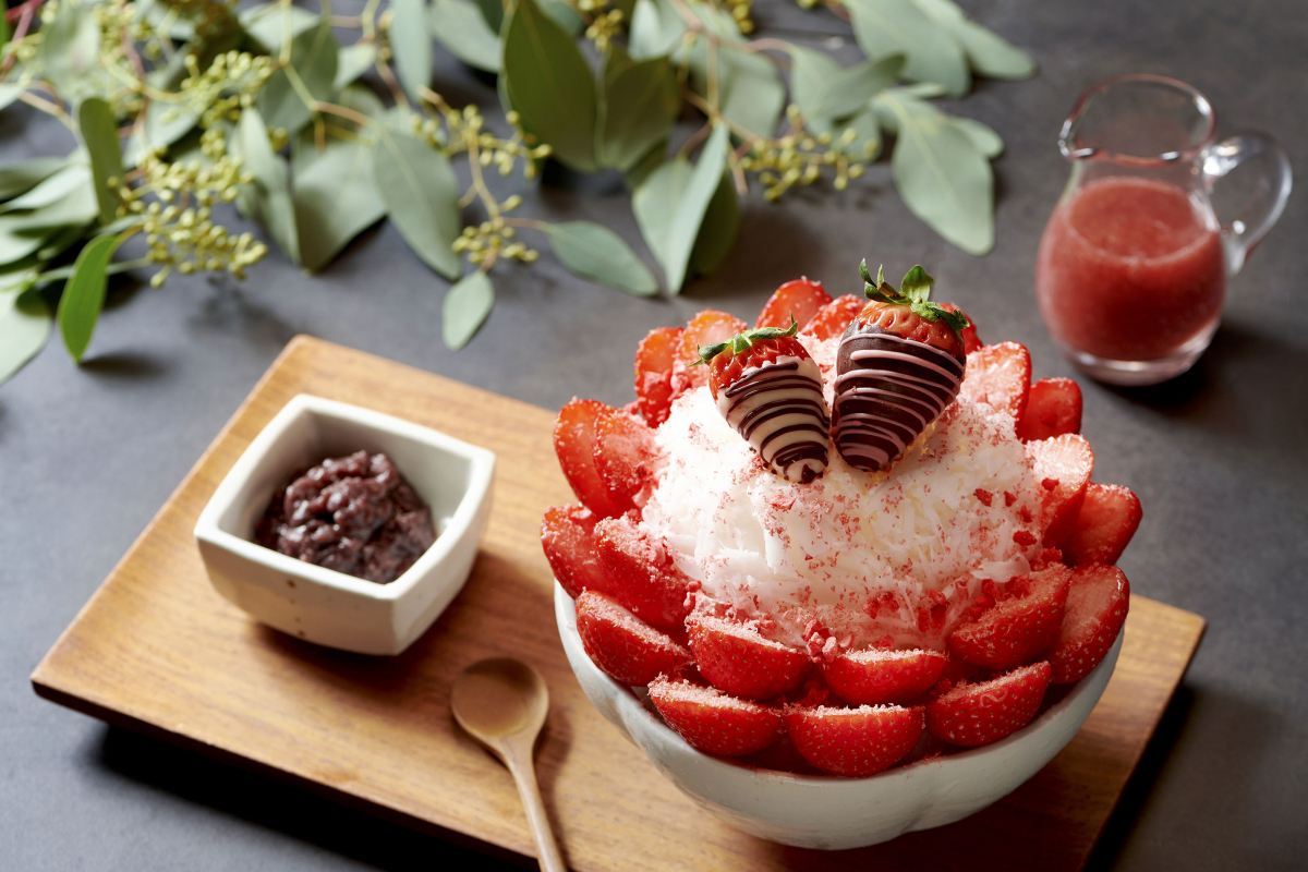 ▲JW 메리어트 호텔 서울 더 라운지, 스트로베리 빙수 출시 (사진제공=JW 메리어트 호텔)