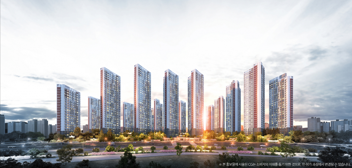 ▲'양주옥정 유림노르웨이숲' 투시도. (자료 제공=유림E&C)