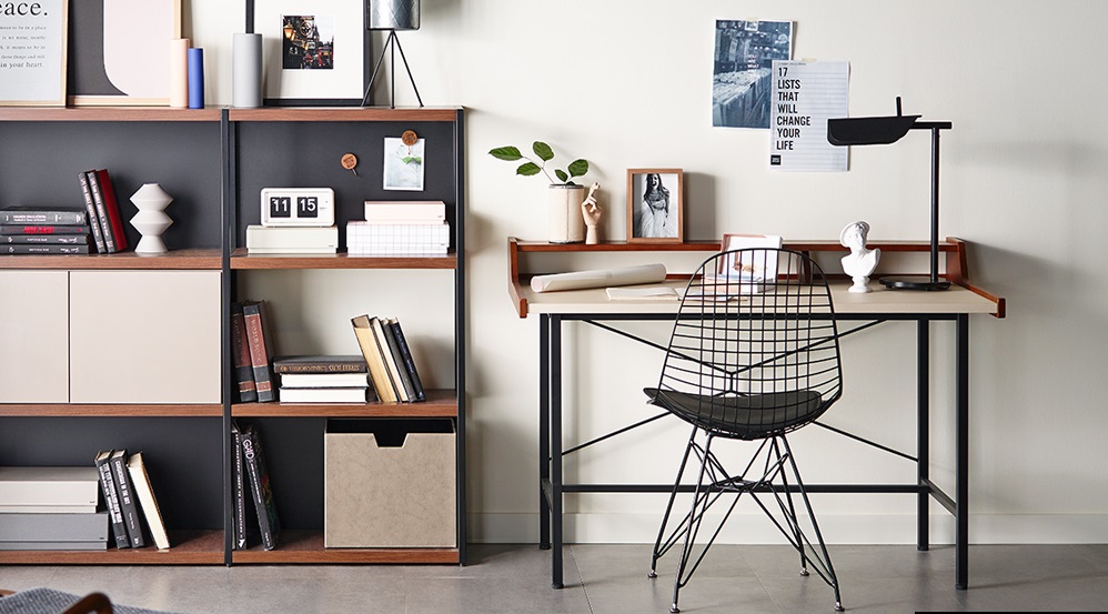 ▲한샘 서재책상 빈트책상 연출 이미지 (사진제공=한샘)