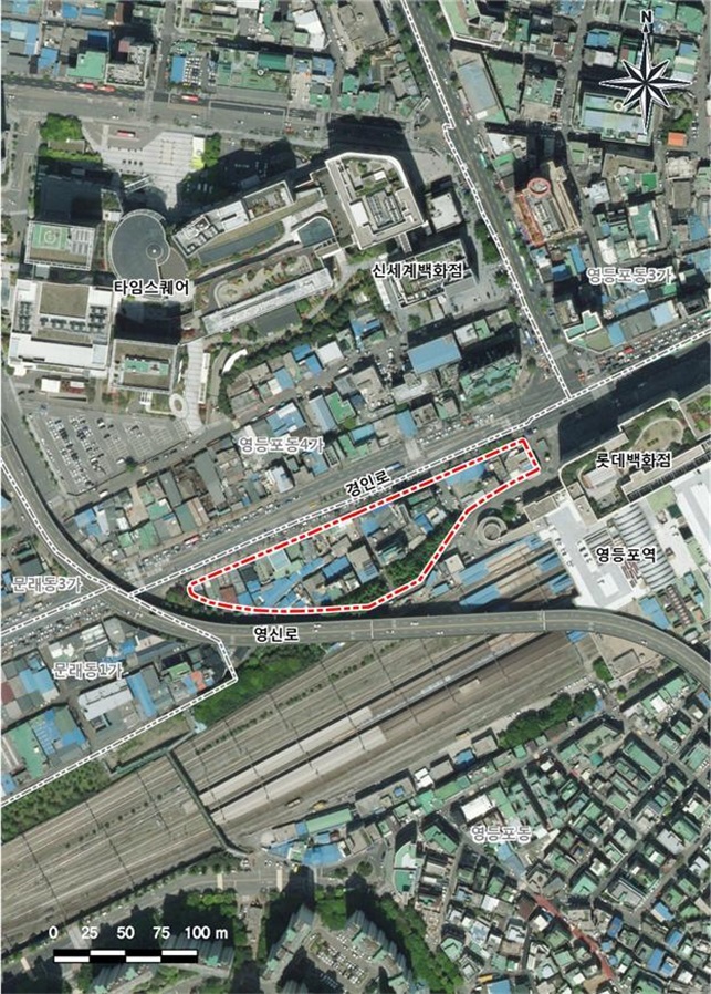 ▲영등포 쪽방촌 위치도. (국토교통부.)
