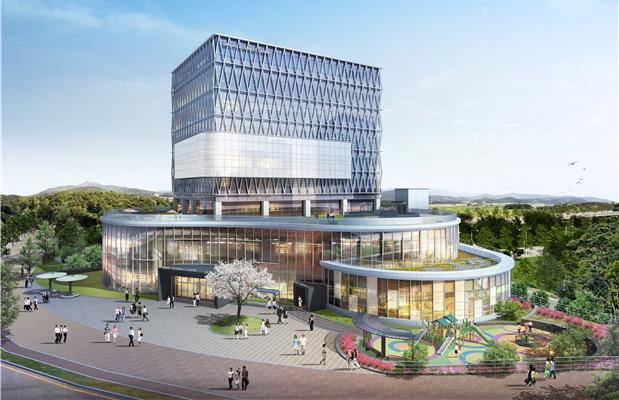 ▲수성알파시티스마트비즈니스센터 조감도. (사진 제공=한국테크놀로지)