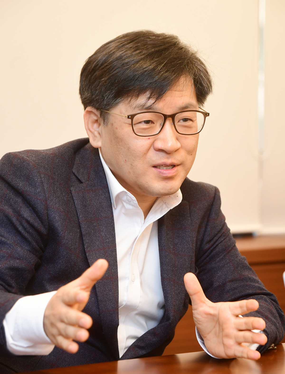▲차정훈 중소벤처기업부 실장이 15일 서울 종로구 관훈동 사무실에서 이투데이와 인터뷰를 하고 있다. 고이란 기자 photoeran@