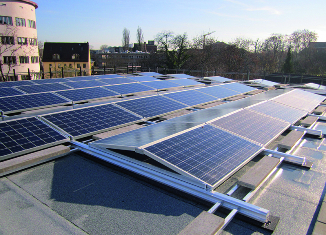 ▲독일프랑크푸르트 도심태양광 (사진제공=한화큐셀)