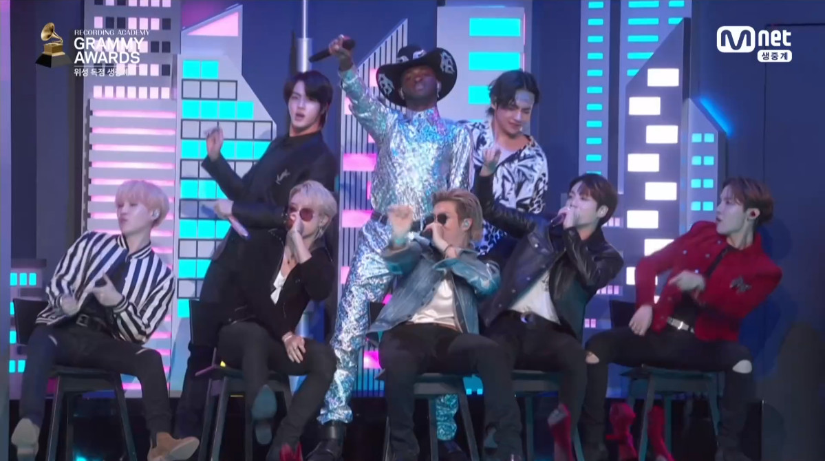 (사진=Mnet '그래미어워드' 생중계 화면 캡처)