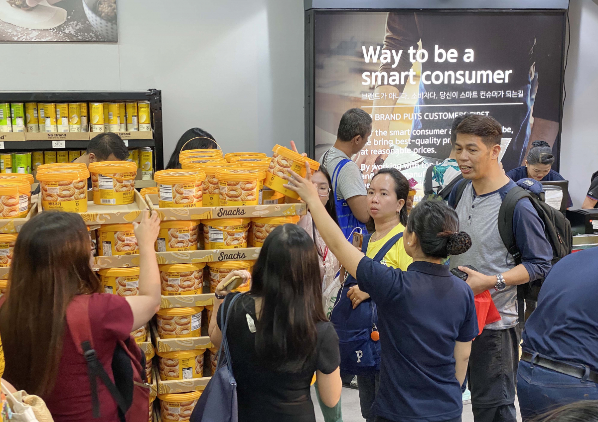 ▲필리핀 노브랜드 1호점 (사진제공=이마트)