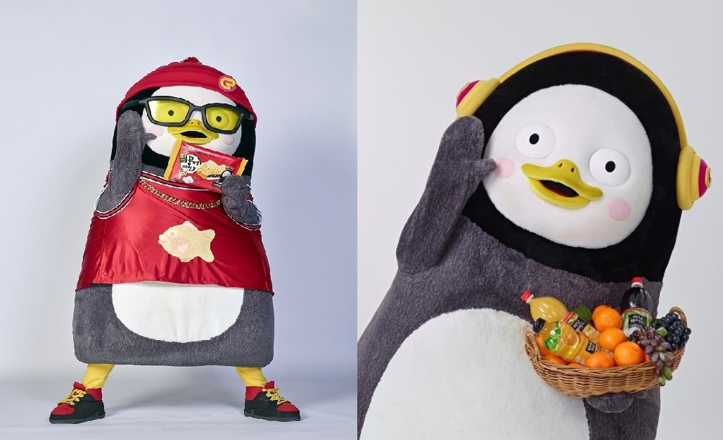 ▲빙그레 붕어싸만코와 빵또아 모델이 된 펭수(왼쪽), 미닛메이드 모델 펭수 (빙그레, 코카-콜라)